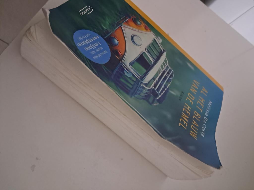 Boek al het blauw van de hemel, Livres, Enlèvement, Utilisé, Melissa da costa