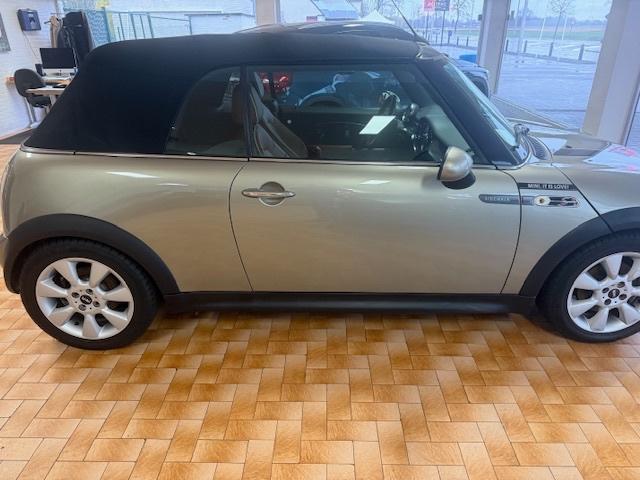 Mini Cooper S Cabrio Side Walk! Airco Leer Cruise PDC ALU!, Auto's, Mini, 4 zetels, 4 cilinders, Cabriolet, 1600 cc