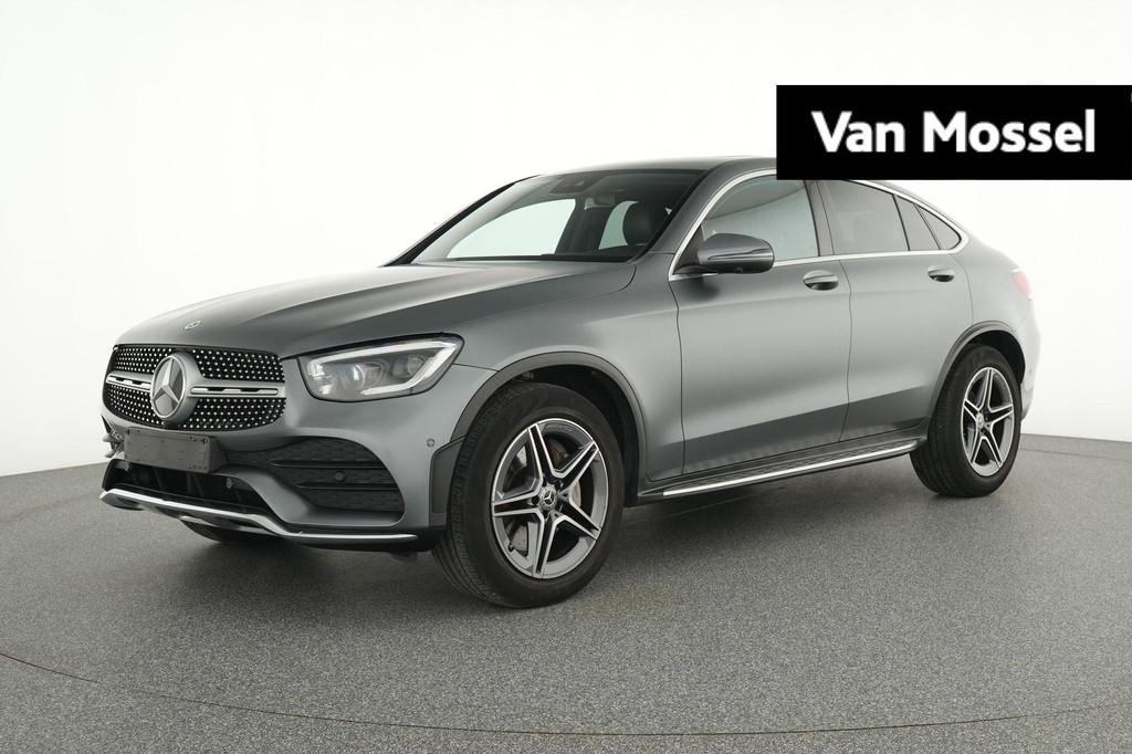 Mercedes-Benz GLC 200d 4MATIC AMG LINE Coupé + CARPLAY + LE, Autos, Argent ou Gris, Achat, Euro 6, Entreprise