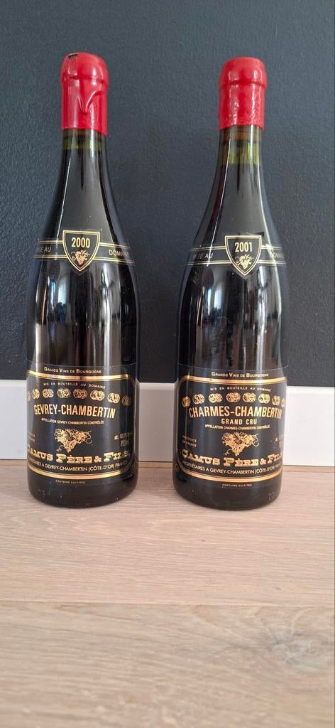 Lot de 2 b. Gevrey-chambertin et Charmes-Chambertin, Collections, Enlèvement