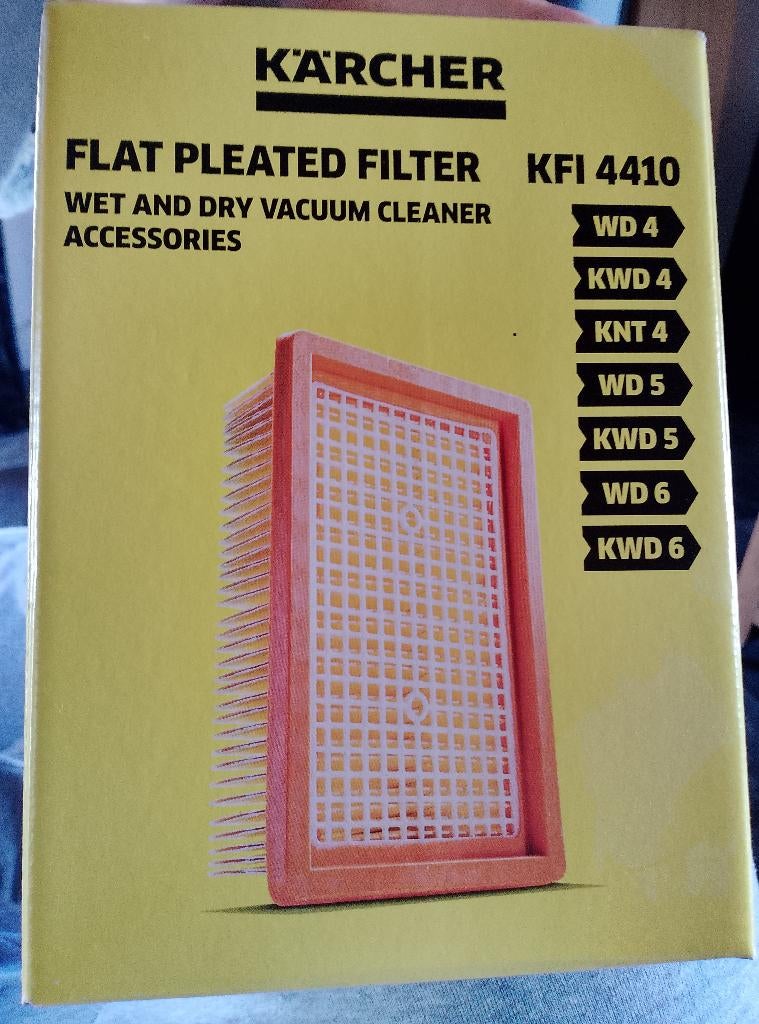 ​Kärcher Vlakfilter KFI 4410 - Nieuw in doos (WD 4 / 5 / 6, Ophalen