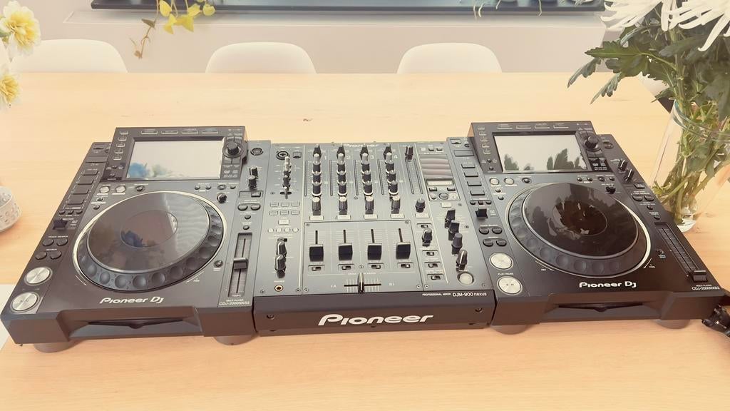 Pioneer CDJ 2000 NXS2 set met DJM 900 Nexus mixer, Muziek en Instrumenten, Ophalen, Gebruikt, Dj-set, Pioneer