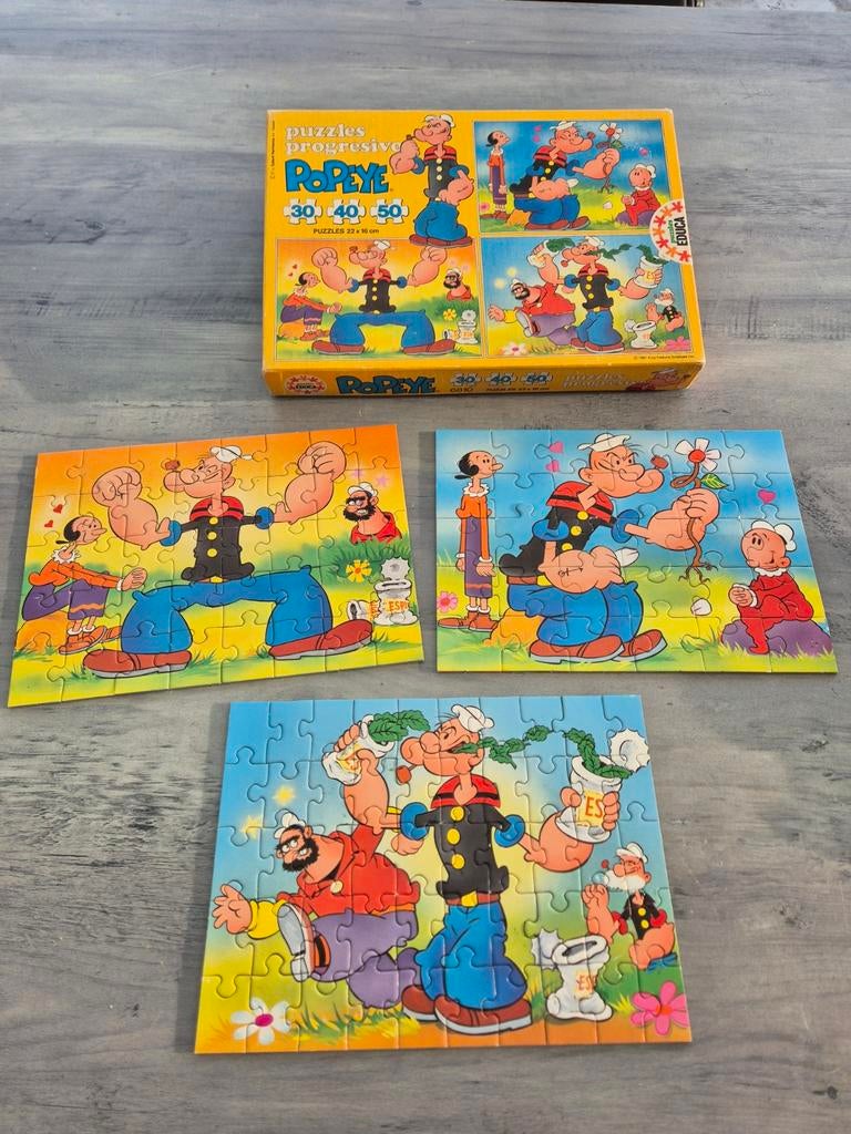 Puzzel Popeye, Kinderen en Baby's, Ophalen of Verzenden