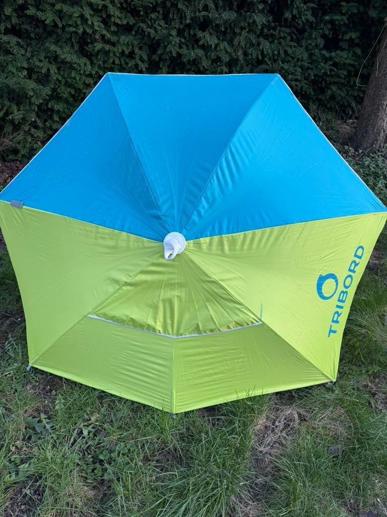 strandscherm  / strandparasol GRATIS, Tuin en Terras, Parasols, Ophalen, Strandparasol