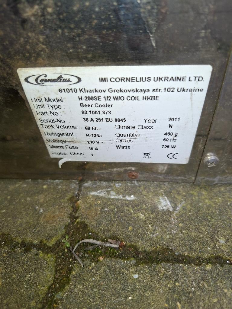 Bierkoeler als nieuw, Ophalen