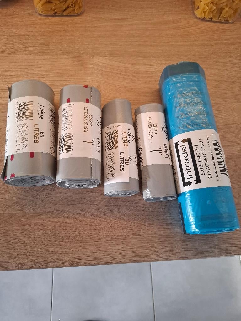 Sac poubelle ville de liège, Enlèvement, Neuf