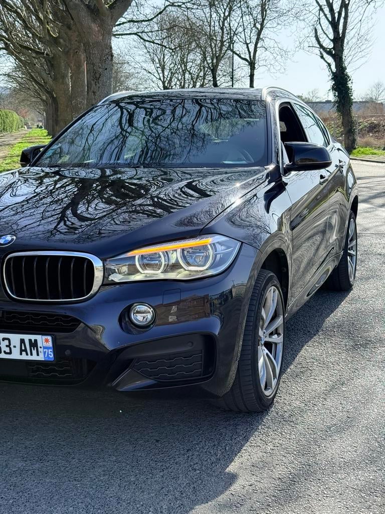 Bmw x6 f16  euro 6B, Auto's, BMW, Zwart, Zwart, Elektrisch, Particulier