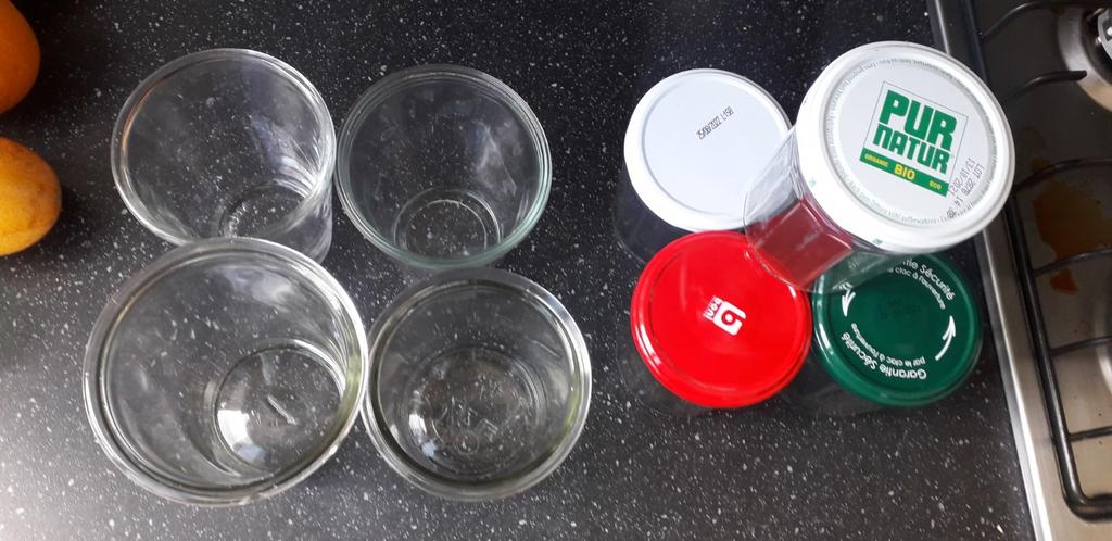 Bocaux de conservation et pots à confiture, Enlèvement