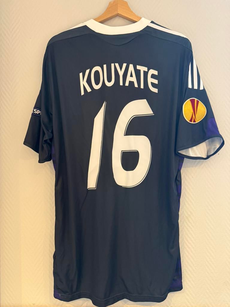 Matchworn Cheikhou Kouyate RSC Anderlecht EL, Ophalen of Verzenden, Zo goed als nieuw, Shirt