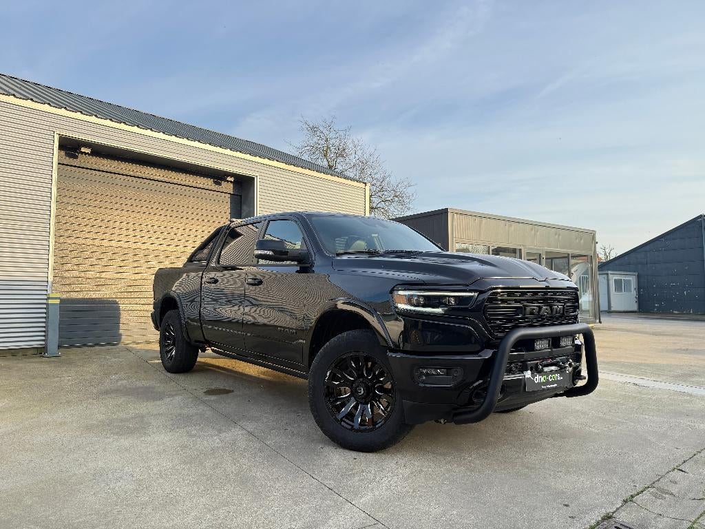 RAM LIMITED / NIGHT / WINCH / V8 5.7 / PANO / LPG 352L, Auto's, Zwart, Leder, Bedrijf, 5 zetels