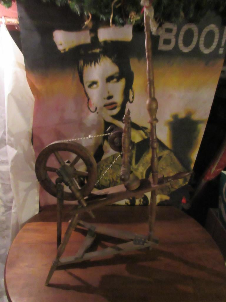 Spinnenwiel., Hobby & Loisirs créatifs, Rouets & Filature, Enlèvement, Utilisé, Rouet