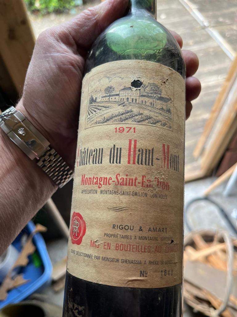 12 bouteilles de Saint Emilion 1971, Collections, Vins, Enlèvement, Comme neuf, Vin rouge