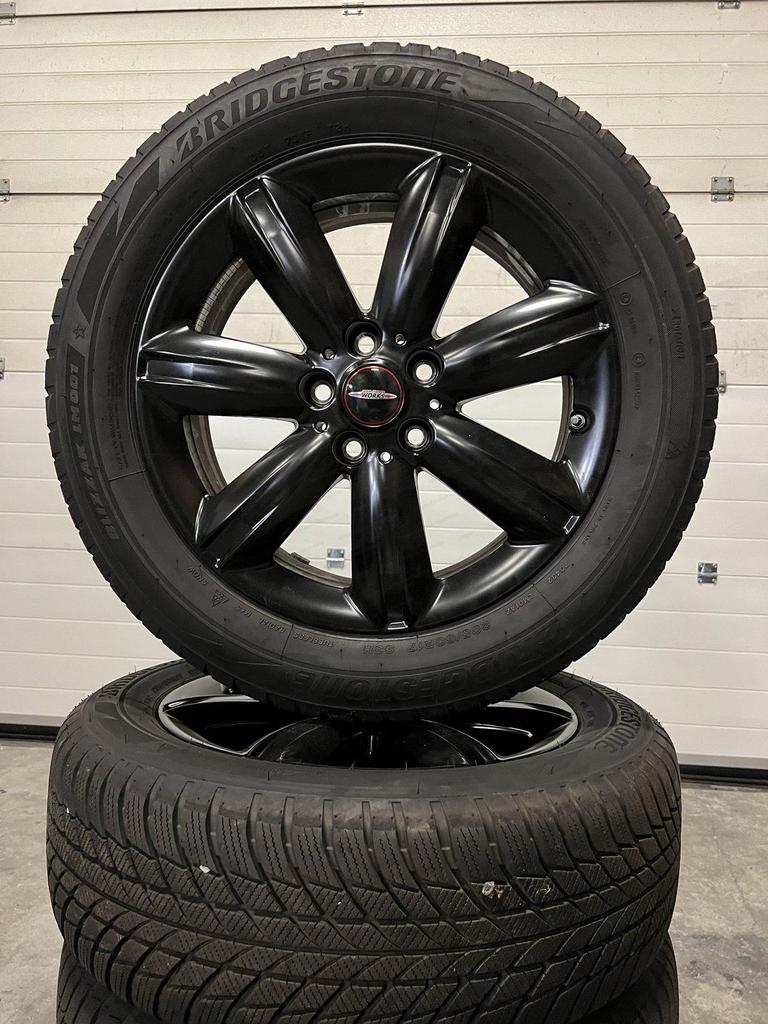 17"' MINI COOPER S JCW COUNTRAYMAN F60 VELGEN WINTERBANDEN R, Auto-onderdelen, Banden en Velgen, Gebruikt, -, -, Banden en Velgen