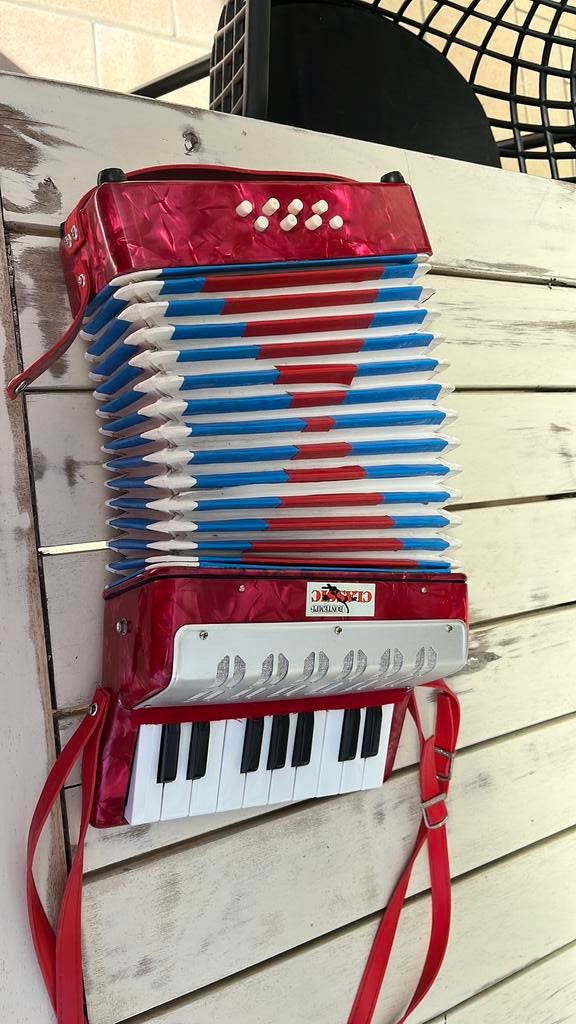 Kinderaccordeon, Ophalen, Zo goed als nieuw