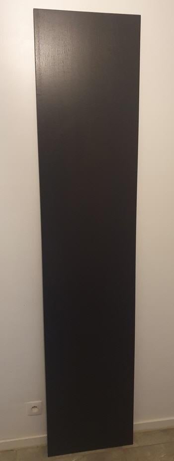 1 Portes IKEA marron noir 2m36 hauteur sur 50 cm largeur, Avec porte(s), Comme neuf, Enlèvement, 200 cm ou plus