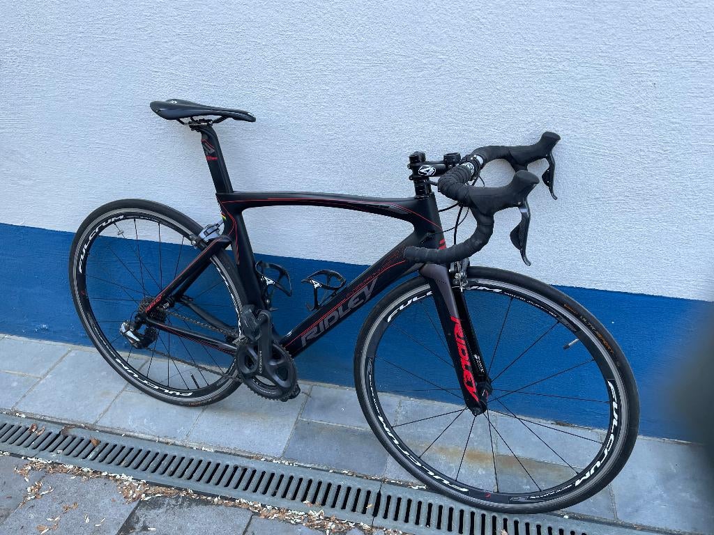Ridley koersfiets, Fietsen en Brommers, Fietsen | Racefietsen, Carbon, Heren, Zo goed als nieuw, 53 tot 57 cm