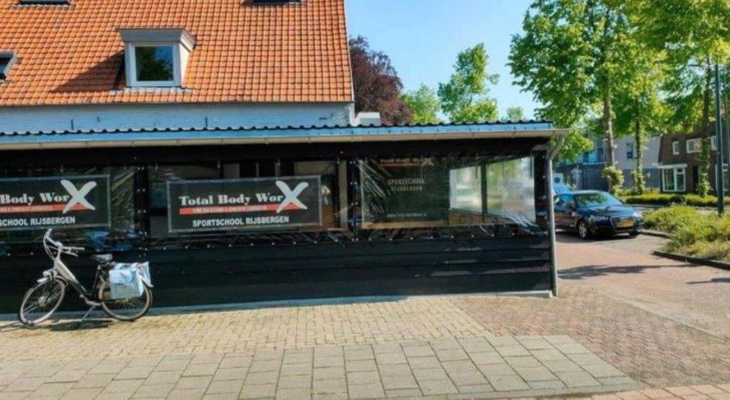 overkapping 12 x 7 meter, Ophalen, Gebruikt