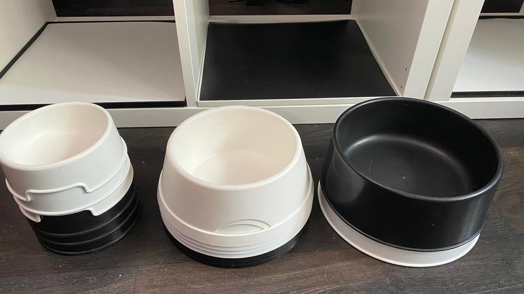 Lot 4 plateaux kallax IKEA animaux set de table 15 gamelles, Enlèvement, Utilisé