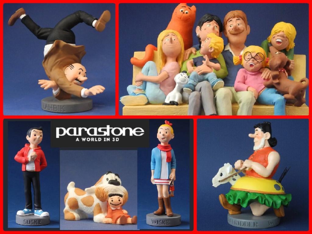 Suske & Wiske Jerom Sidonia Parastone beeldjes, Verzamelen, Ophalen of Verzenden, Suske en Wiske, Nieuw, Beeldje of Figuurtje