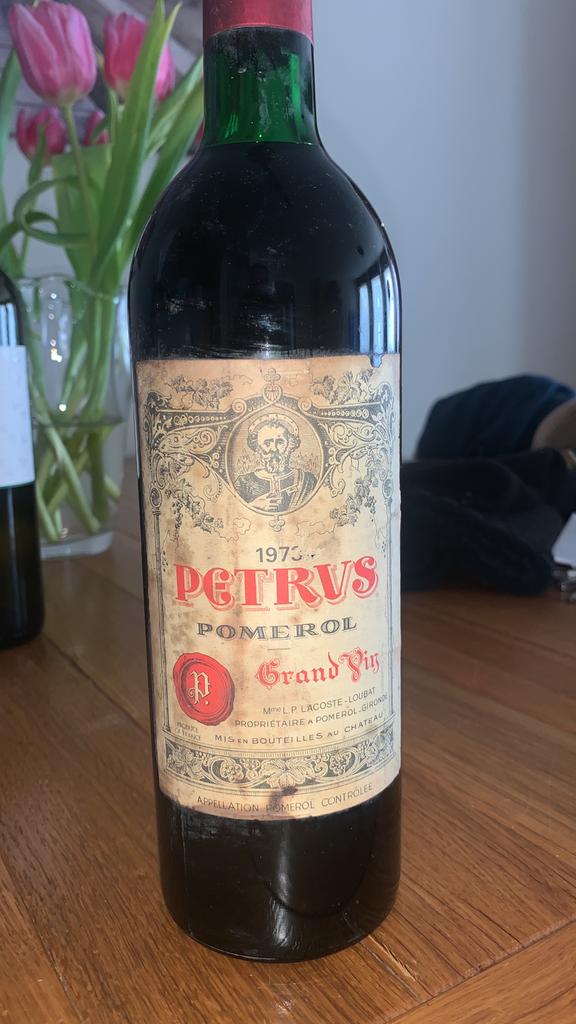 chemin rouge /petrus.pomerol 1973.1000 euros, Collections, Enlèvement, Comme neuf