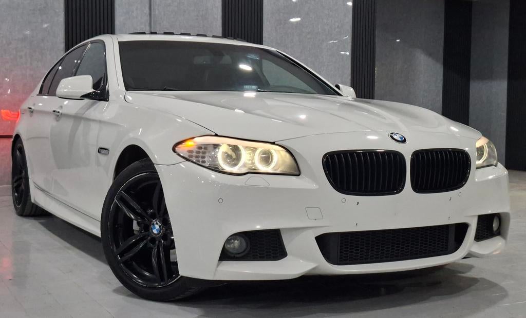 BMW 520D FULL PACK-M 2012 *AUTOMATIQUE* DIESEL *AIRCO*, Cuir, Euro 5, Cruise Control, Noir