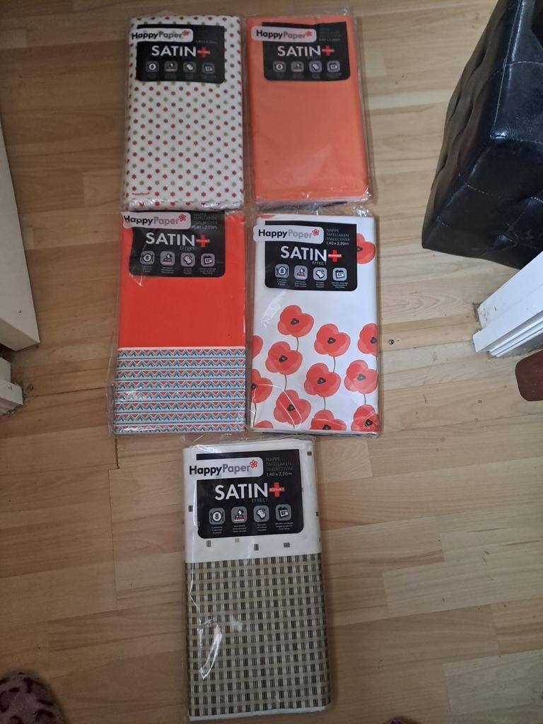 Nappes satin, Enlèvement ou Envoi