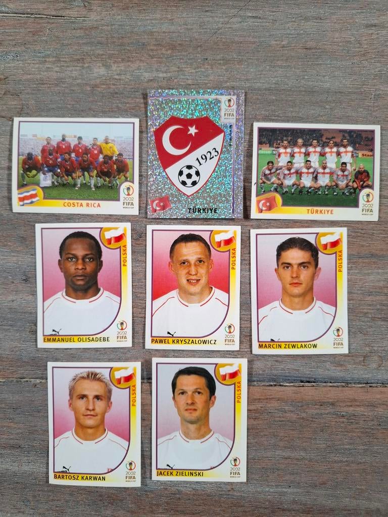 Panini coupe du monde 2002 Pologne, USA ,Irlande,  Allemagne, Hobby & Loisirs créatifs, Enlèvement ou Envoi