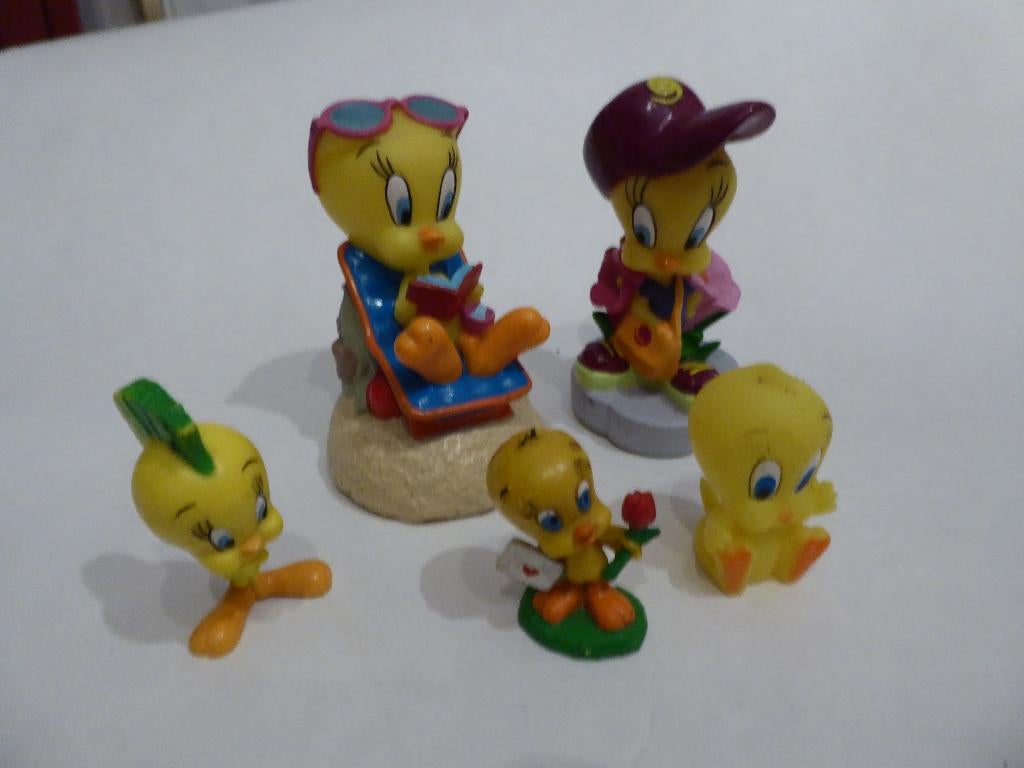 lot titi 4 Warner bros 1 pas de marque, Collections, Enlèvement ou Envoi, Utilisé, Animal