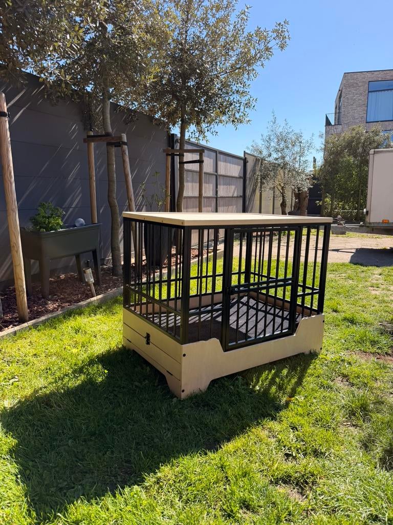 Hondenbench hout, Dieren en Toebehoren, Hondenbenches, Gebruikt, Ophalen