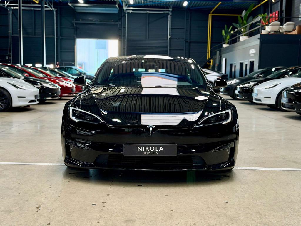 Tesla Model S LONG RANGE - 23 - FULL SELF DRIVE - FULL BLACK, Auto's, Tesla, Automaat, Leder, Te koop, 493 kW