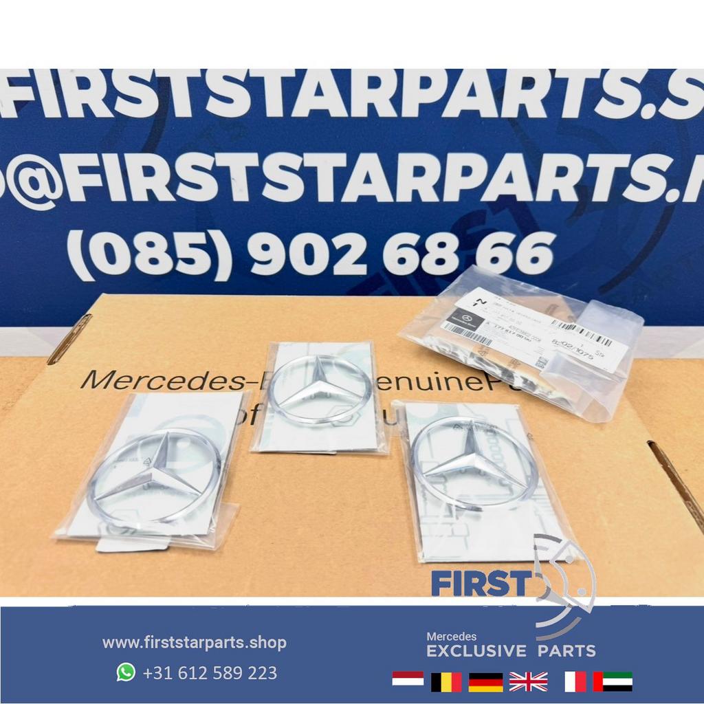 W177 A KLASSE STER Kofferbak LOGO achterklep EMBLEEM CHROOM