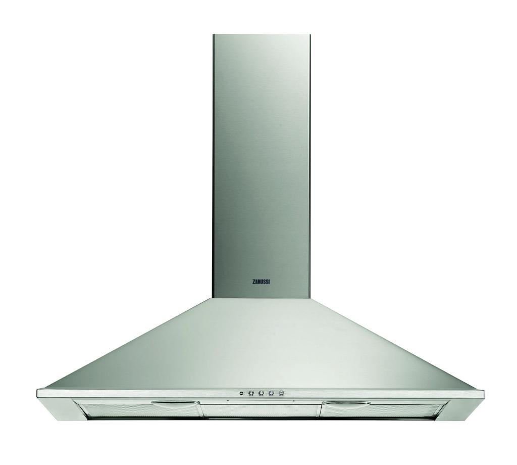 Dampkap Zanussi ZHC900X, Ophalen, Zo goed als nieuw, 400 tot 600 m³ per uur