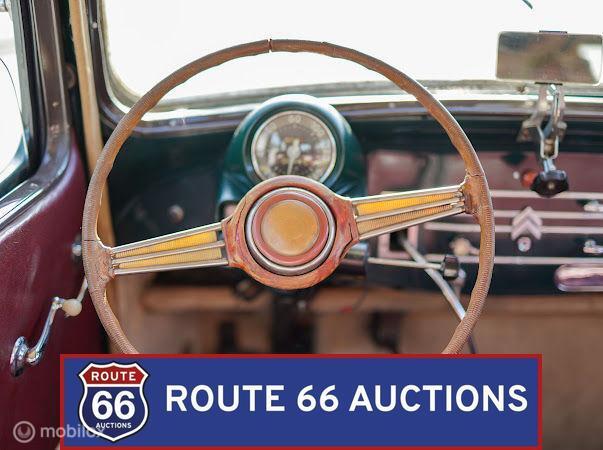 Citroën Traction Avant | 1951 | Route 66 Auctions, Auto's, Citroën, Zwart, Bedrijf, Handgeschakeld