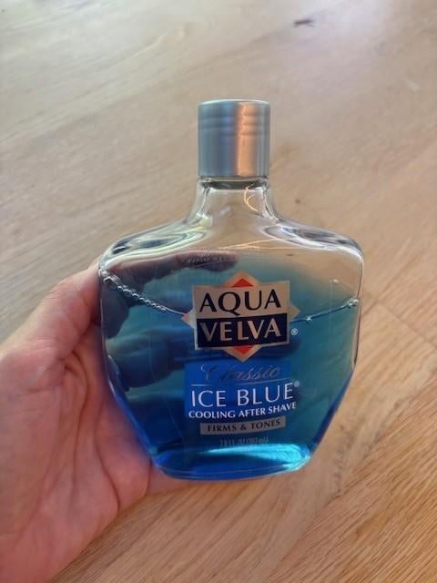 Vintage Aqua Velva Classic Ice Blue - Cooling After shave, Enlèvement ou Envoi, Utilisé