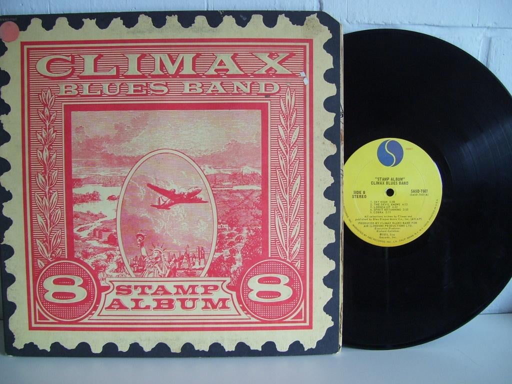 CLIMAX BLUES BAND  stamp album, Cd's en Dvd's, Vinyl | Rock, Ophalen of Verzenden, Gebruikt, 12 inch, Rock-'n-Roll