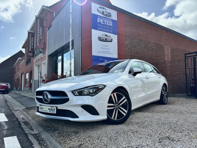 MERCEDES CLA180 SHOOTING BREAK 1.3i  BUSINESS SOLUTION  2021, Auto's, Mercedes-Benz, CLA, 4 cilinders, Wit, Leder