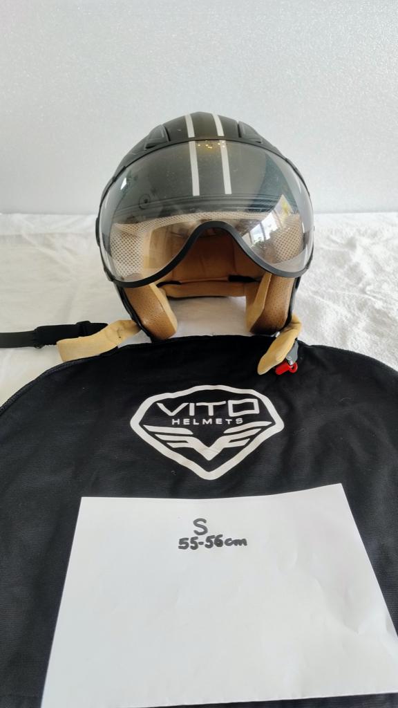 Vito  jethelm size S - 56 cm, Motoren, Kleding | Motorhelmen, Dames, Jethelm, Nieuw zonder kaartje, S
