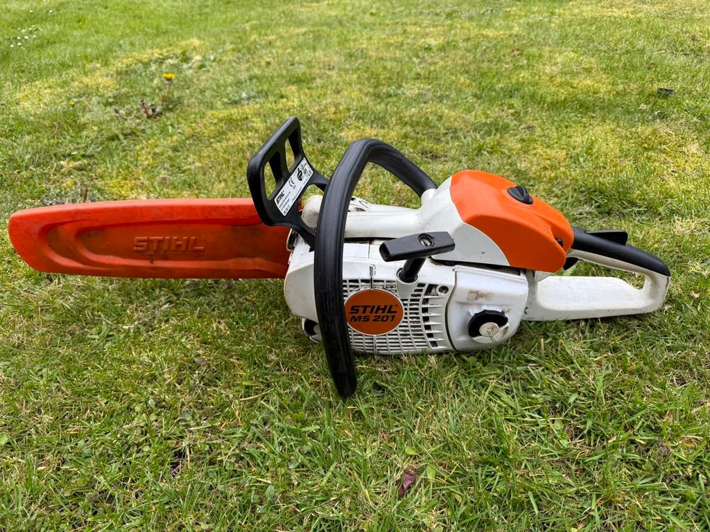 Stihl Kettingzaag MS 201, Jardin & Terrasse, Enlèvement, Comme neuf