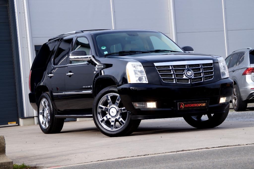 Cadillac Escalade 6.2i V8 4x4 LPG _Gebruiksgarantie, Auto's, 301 kW, Zwart, Bedrijf, 2 zetels