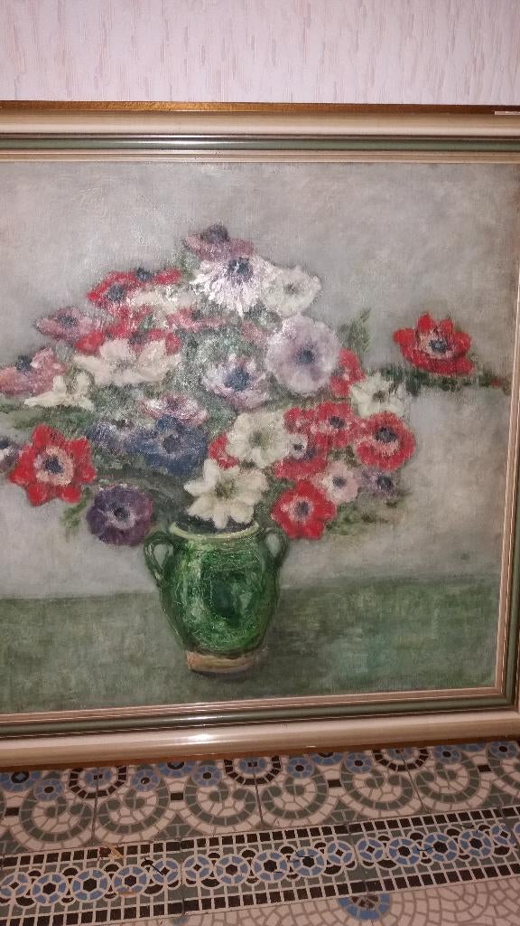 SCHILDERIJ OP DOEK / ANEMONEN, Ophalen