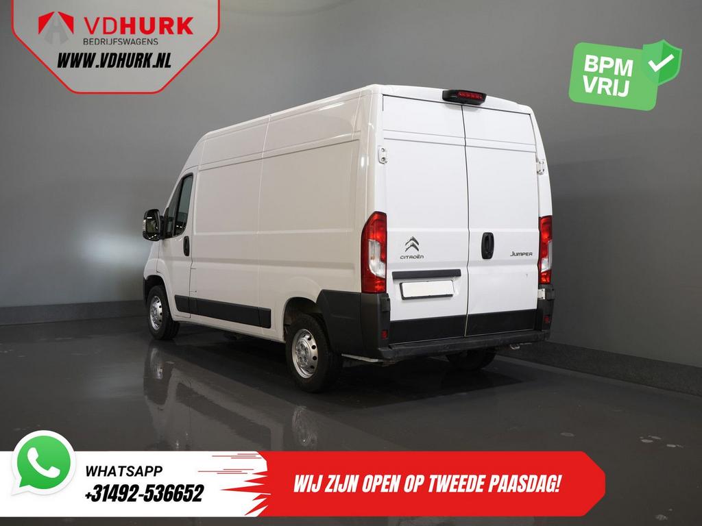 Citroën Jumper 2.2 HDI L2H2 Carplay/ Navi/ Climate/ Cruise/, Auto's, Citroën, Wit, Bedrijf, Parkeersensor