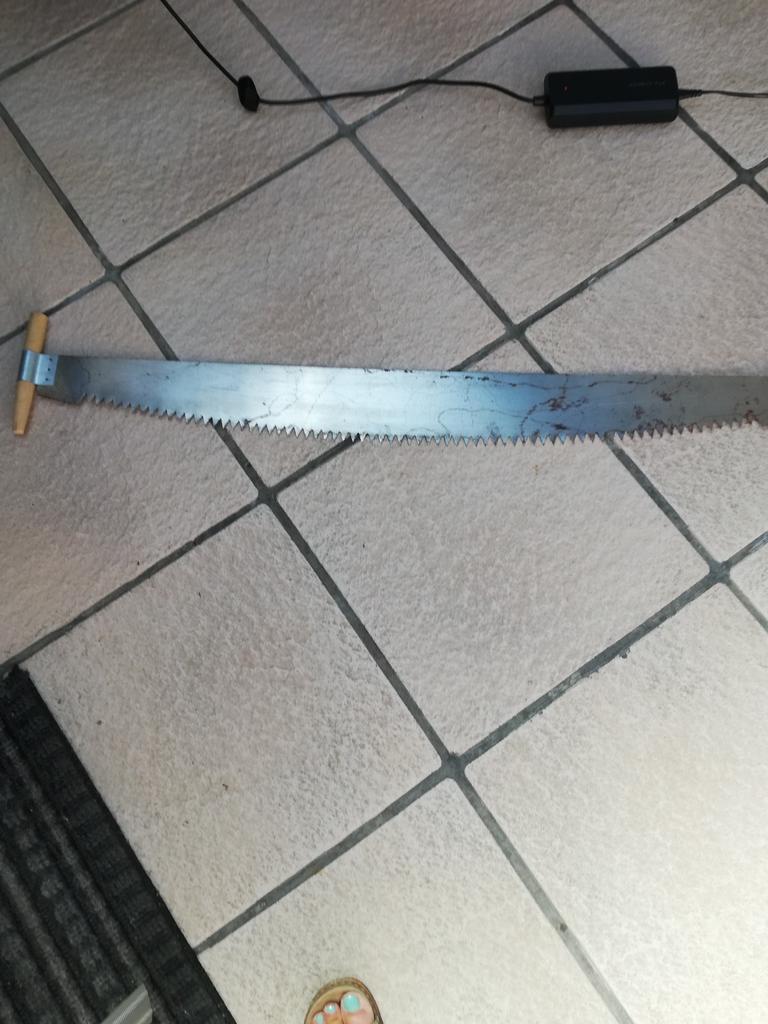 handboogzaag, Ophalen, Gebruikt, Boomzaag