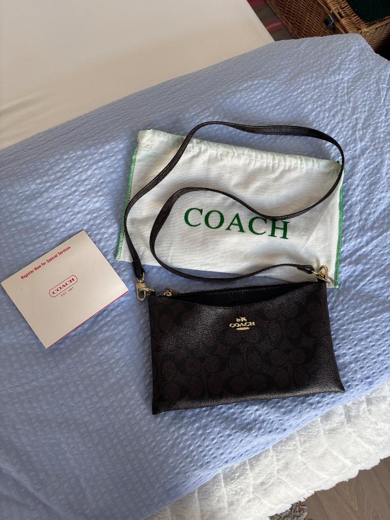 Coach Crossbody, Ophalen, Nieuw, Bruin, Schoudertasje