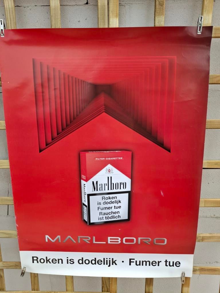Poste/affiche Marlboro, Collections, Enlèvement ou Envoi, Neuf