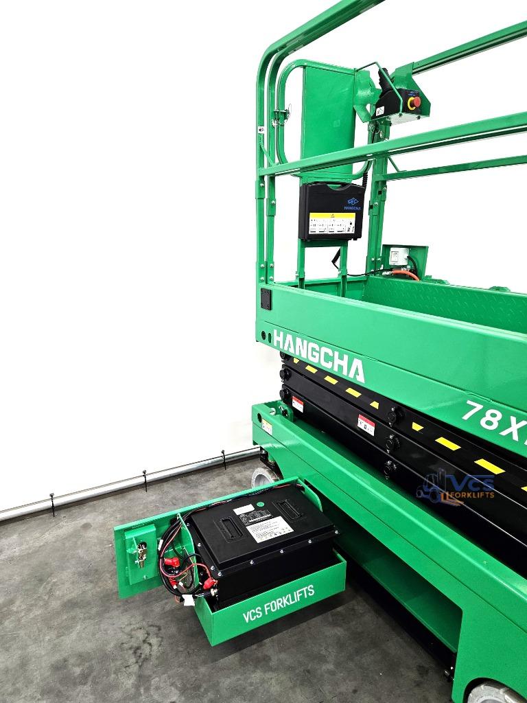 nieuwe schaarlift Hangcha Ion Lithium, Zakelijke goederen, Machines en Bouw | Heftrucks en Intern transport, Ophalen, Elektrisch