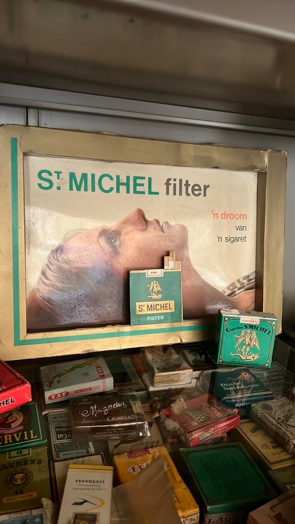 Oude reclame St Michel 1972 drie dimensioneel, Verzamelen, Merken en Reclamevoorwerpen, Ophalen of Verzenden, Zo goed als nieuw