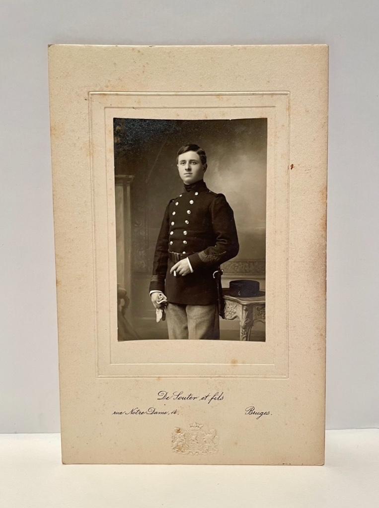 Oude foto CDV piot van het 4de Linie Regiment, Ophalen of Verzenden, Landmacht, Foto of Poster