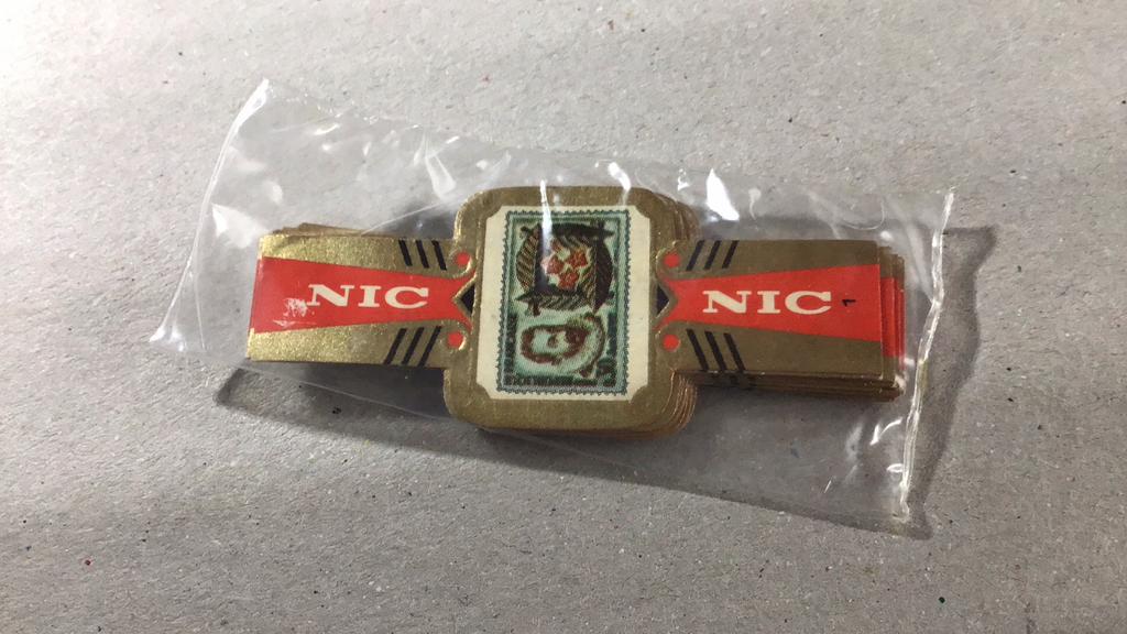 Nic sigarenbandjes, Enlèvement ou Envoi, Comme neuf, Bagues de cigare