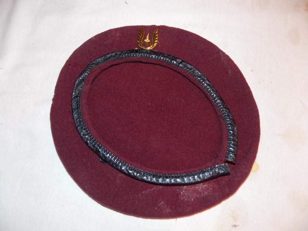 béret du 1 belge, Collections, Enlèvement ou Envoi, Armée de terre, Casque ou Béret