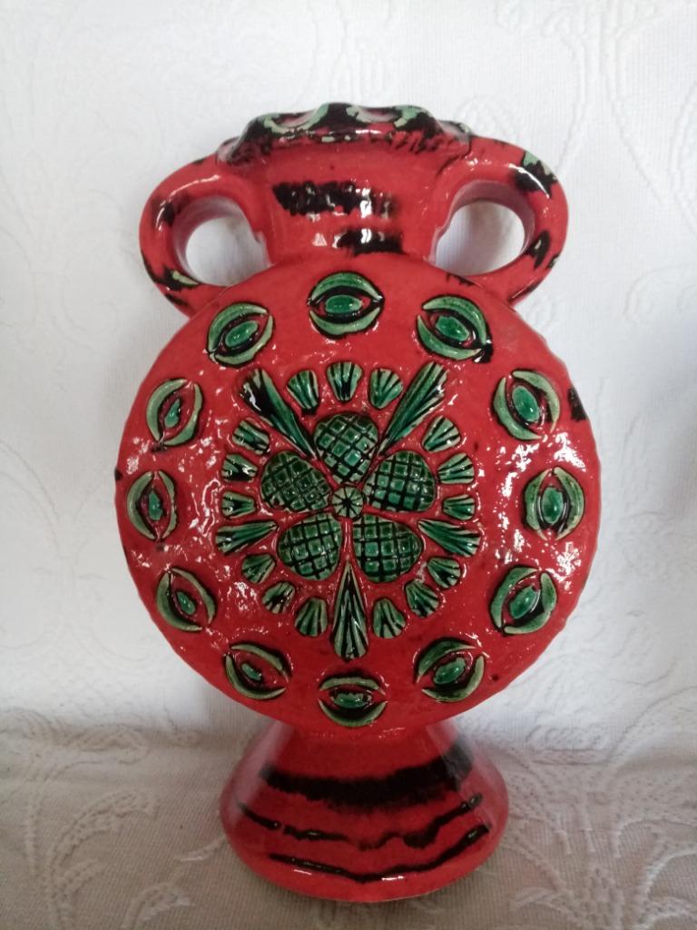 D.B West Germany Fat lava keramische vaas uit de jaren 60 (2, Ophalen of Verzenden